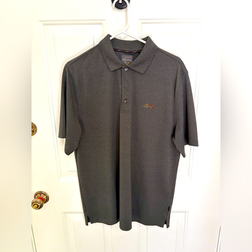 Greg Norman Gray Polo Shirt for Men